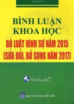 Ảnh Biện Luận Khoa Học Những Điểm Mới Của Bộ Luật Hình Sự Năm 2017
