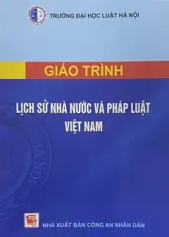 Ảnh Giáo Trình Lịch Sử Nhà Nước Và Pháp Luật Việt Nam