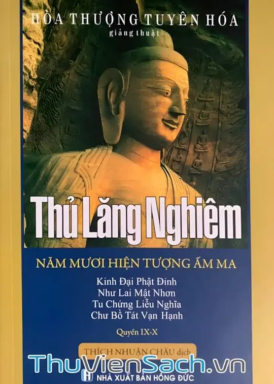Ảnh bìa sách Kinh Thủ Lăng Nghiêm - 50 Hiện Tượng Ấm Ma