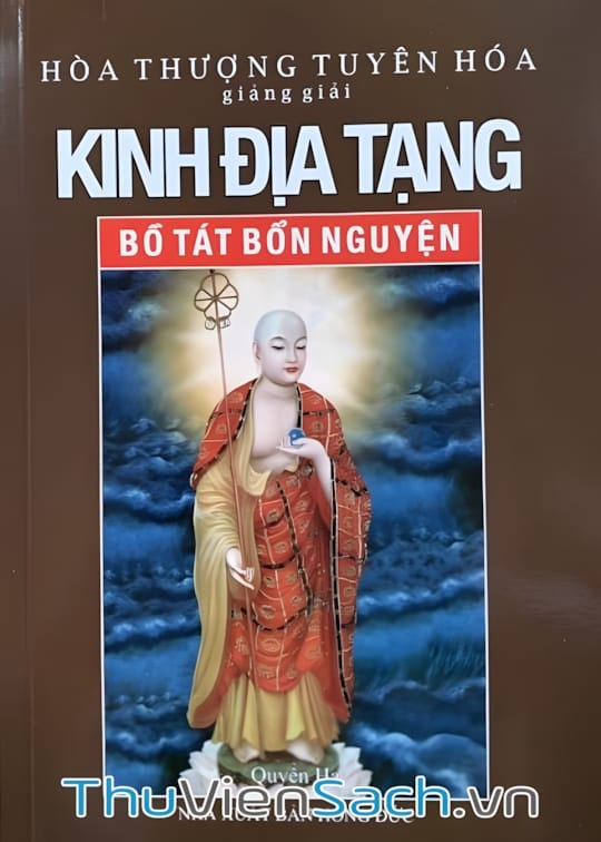 Ảnh bìa sách Kinh Địa Tạng Bồ Tát Bổn Nguyện Giảng Thuật