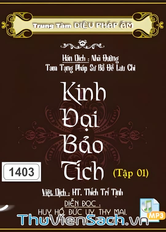 Ảnh bìa sách Kinh Đại Bảo Tích - Tập 1
