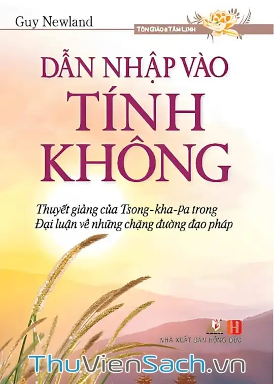 Ảnh bìa sách Dẫn Nhập Vào Tính Không