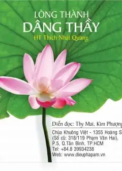 Ảnh Lòng Thành Dâng Thầy