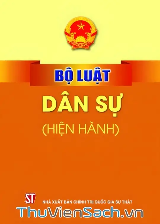 Ảnh bìa sách Bộ Luật Dân Sự